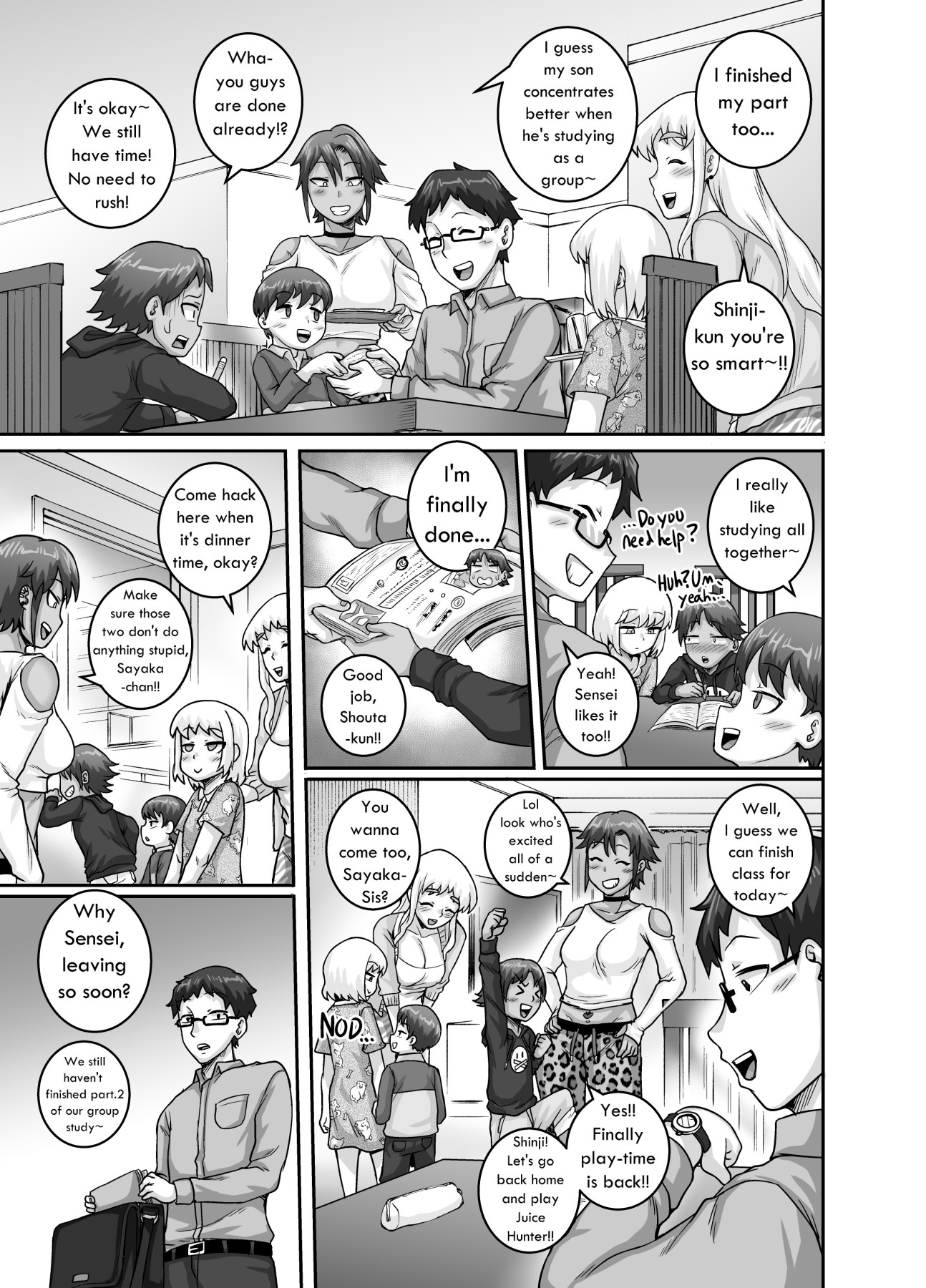 Hentai Manga Comic-Hungry Single Mothers-Read-46